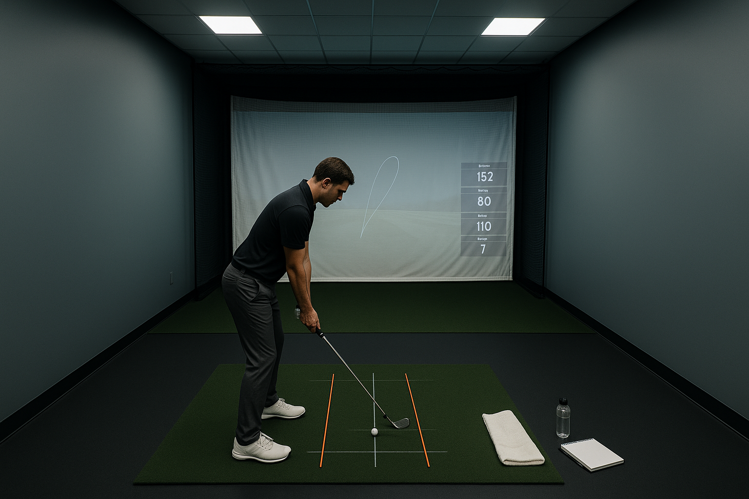 Golf simulator training