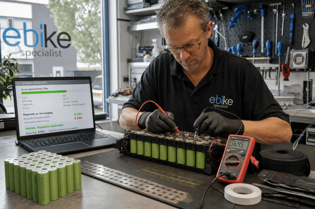 Wat kost een accu van een elektrische fiets reviseren en wanneer is revisie financieel slimmer dan een nieuwe accu kopen?