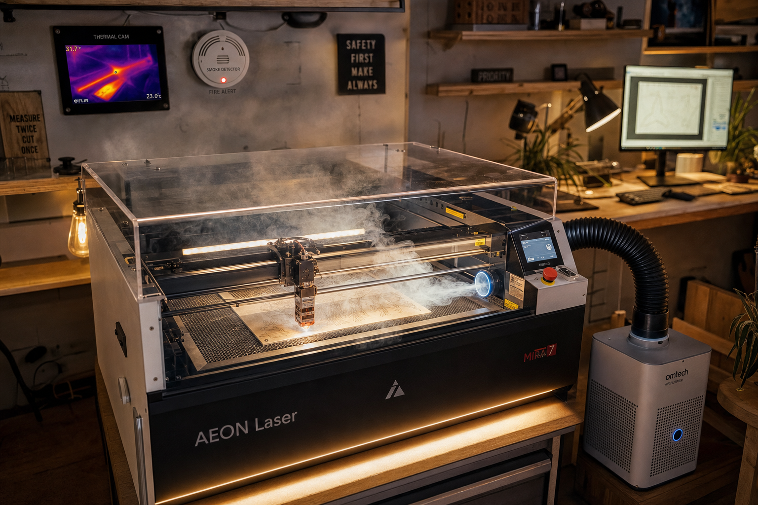 Afzuigsysteem voor lasersnijmachine