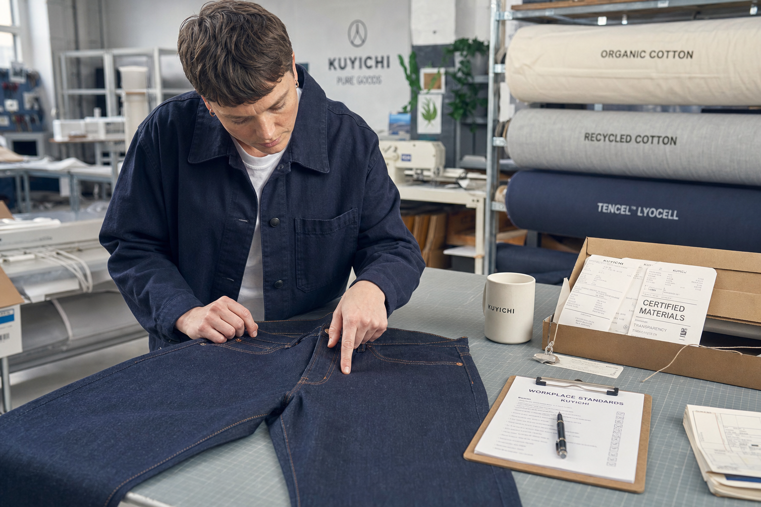 Kuyichi jeans productie en transparantie