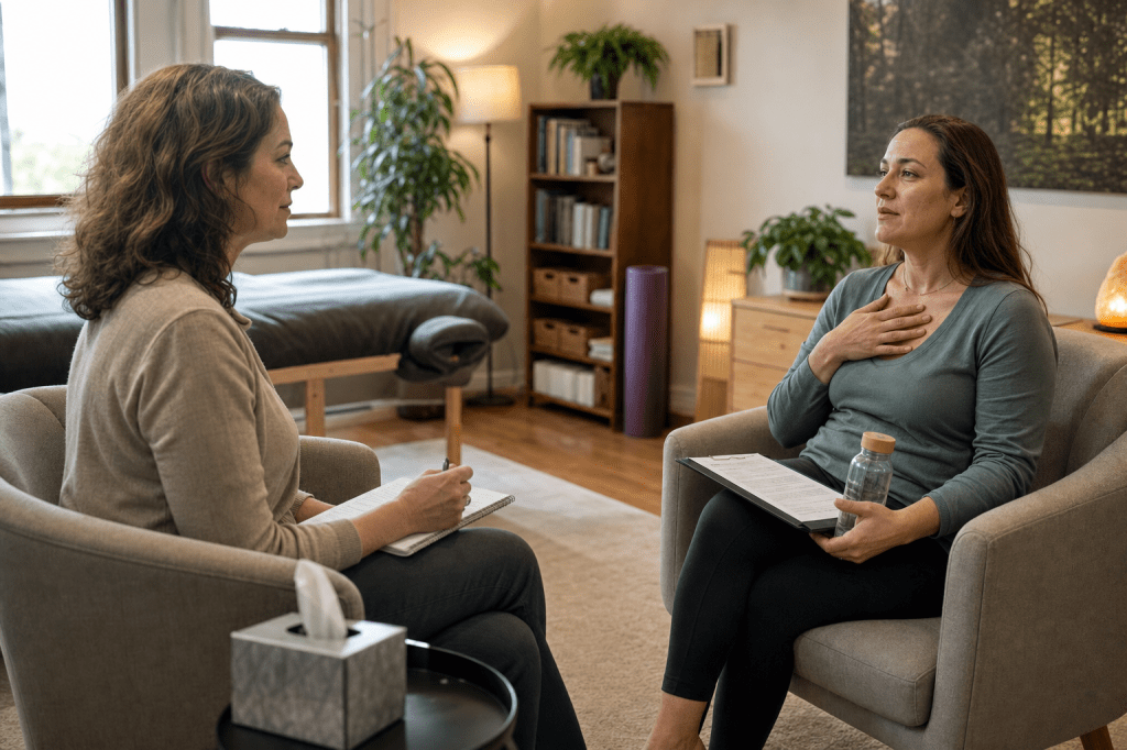 Wat kun je verwachten van een eerste sessie lichaamsgerichte therapie en hoe bereid je je hier het beste op voor?
